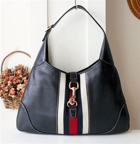 navy gucci baby bag|gucci hobo bag navy blue.